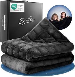 Samthus Gewichtsdecke 135x200cm 3kg Oeko-Tex