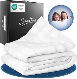 Samthus Gewichtsdecke 135x200cm 3kg Oeko-Tex
