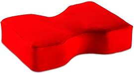 Sanapur Kopfkissenbezug Rot 100% Baumwolle