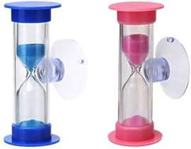 Sanduhren für Kinder,2 Pcs 3 Minuten Zeitmesser