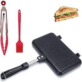 Sandwichmaker, Doppelseitig Bratpfanne Toastpfanne 