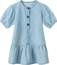 Sanetta Pure Pure Jeanskleid kurzarm