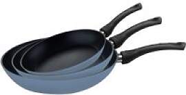 SAN IGNACIO Bratpfannenset NOIA blau Aluminium 3