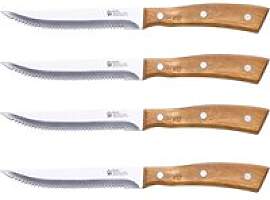 SAN IGNACIO Steakmesser MOODS silber Holz 4 tlg.