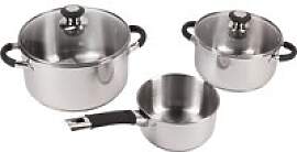 SAN IGNACIO Topfset BILMA silber Aluminium 5 tlg.