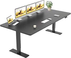 SANODESK Höhenverstellbarer Schreibtisch 200×80