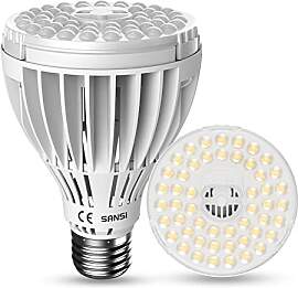 SANSI 24W LED Pflanzenlampe Vollspektrum, E27