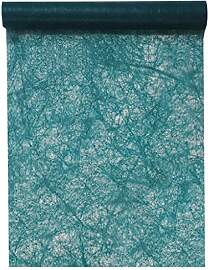 Santex Tischläufer Tischband 30cm x 5m Blaugrün