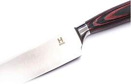 Santoku Messer, Edelstahl