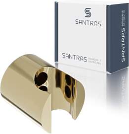 SANTRAS® Brausehalter Dusche in Edelmessing
