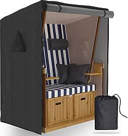 SANZARO Strandkorb Schutzhülle winterfest 135 cm