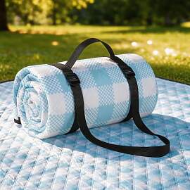 sapsisel wasserdichte Picknickdecke für 6-8
