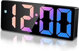 Sarsumir Wecker Digital Uhr, LED Digitaler Wecker