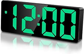 Sarsumir Wecker Digital Uhr, LED Digitaler Wecker