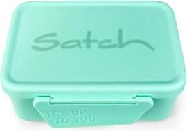 Satch Edelstahl Brotdose mit Trennfach, BPA-frei,