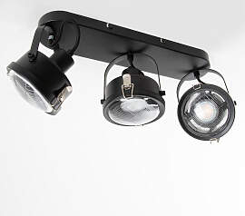 Satellite 3 Deckenstrahler Schwarz