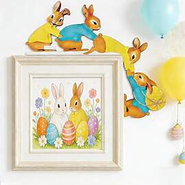 Satiskid Türrahmen Deko Ostern, Osterdeko Tür,