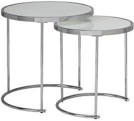 Satztisch "WL5.986", 2-er Set, silber