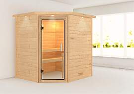 Sauna KARIBU "Mia (Fronteinstieg)",