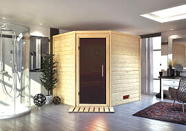 Sauna KARIBU "Mia (Fronteinstieg)",