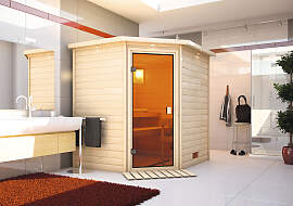 Sauna KARIBU "Mia (Fronteinstieg)",