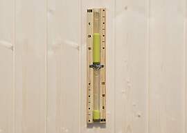 Sauna-Sanduhr WEKA, braun (grün, hellbraun),