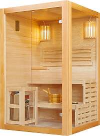 Sauna SANOTECHNIK "PANORAMA", braun
