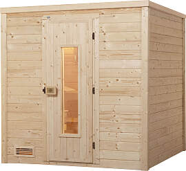 Sauna WEKA "Bergen", beige (natur),