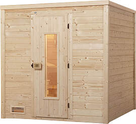 Sauna WEKA "Bergen", beige (natur),