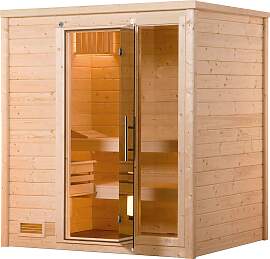 Sauna WEKA "Bergen", beige (natur),
