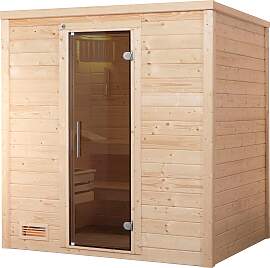 Sauna WEKA "Bergen", beige (natur),
