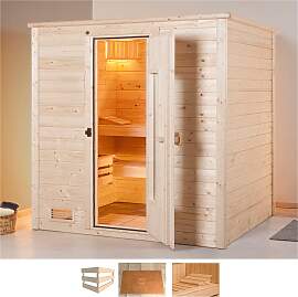 Sauna WEKA "Bergen", beige