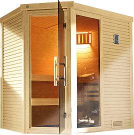 Sauna WEKA "Cubilis", beige (natur),