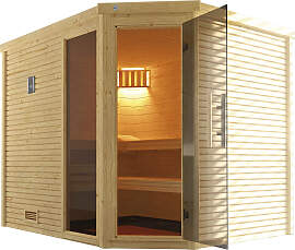 Sauna WEKA "Cubilis", beige (natur),