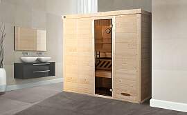 Sauna WEKA "Design-Sauna KEMI 5", beige