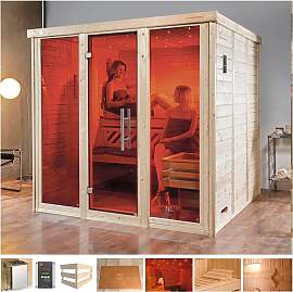 Sauna WEKA "Kemi Panorama", beige