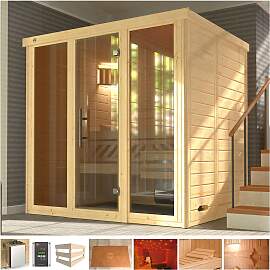 Sauna WEKA "Kemi Panorama", beige