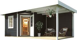 Sauna WEKA "Salo", beige (natur),