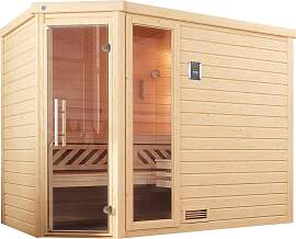 Sauna WEKA "Turku", beige (natur),