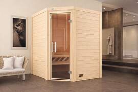 Sauna WEKA "Turku", beige (natur),