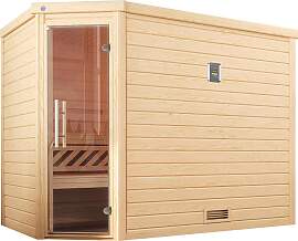 Sauna WEKA "Turku", beige (natur),
