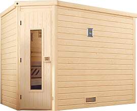 Sauna WEKA "Turku", beige (natur),