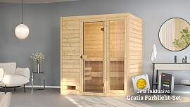 Sauna WEKA "Valida", beige (natur),