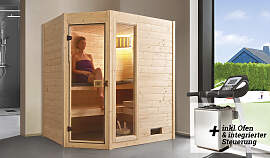 Sauna WEKA "Valida", beige (natur),