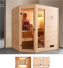 Sauna WEKA "Valida Eck 1", beige