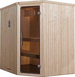 Sauna WEKA "Varberg", beige (natur),