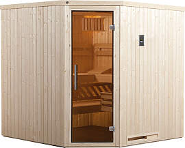 Sauna WEKA "Varberg", beige (natur),