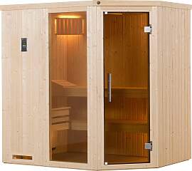 Sauna WEKA "Varberg", beige (natur),