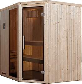 Sauna WEKA "Varberg", beige (natur),