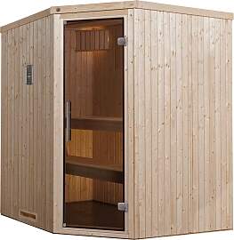 Sauna WEKA "Varberg", beige (natur),